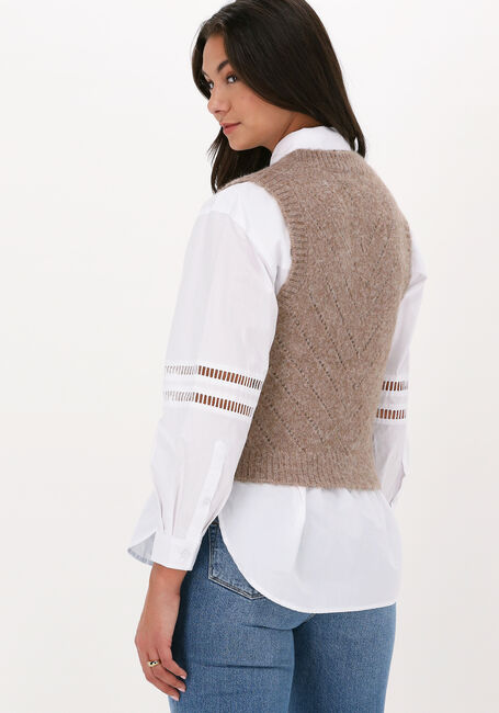 Beige NEO NOIR Spencer DIMITRI KNITT VEST - large