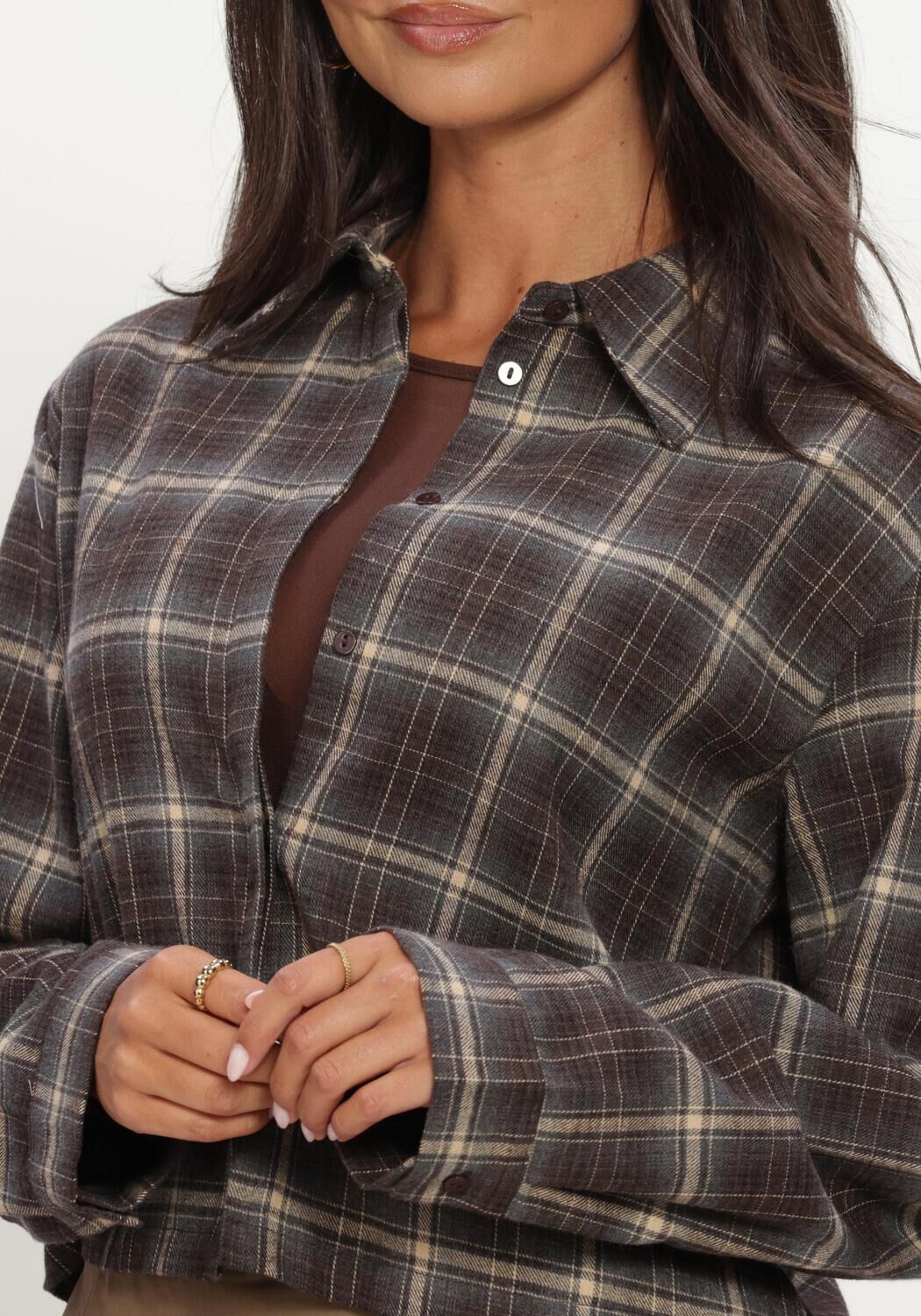Braune MINUS Blusen MSREGINE SHIRT - large
