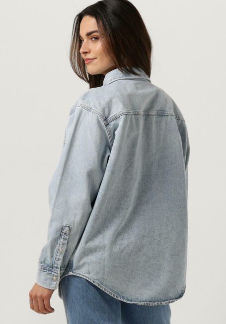 Blaue CALVIN KLEIN  DAD DENIM SHIRT - large