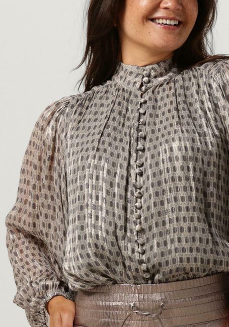Bronzefarbene IBANA Blusen TALICI LUREX - large