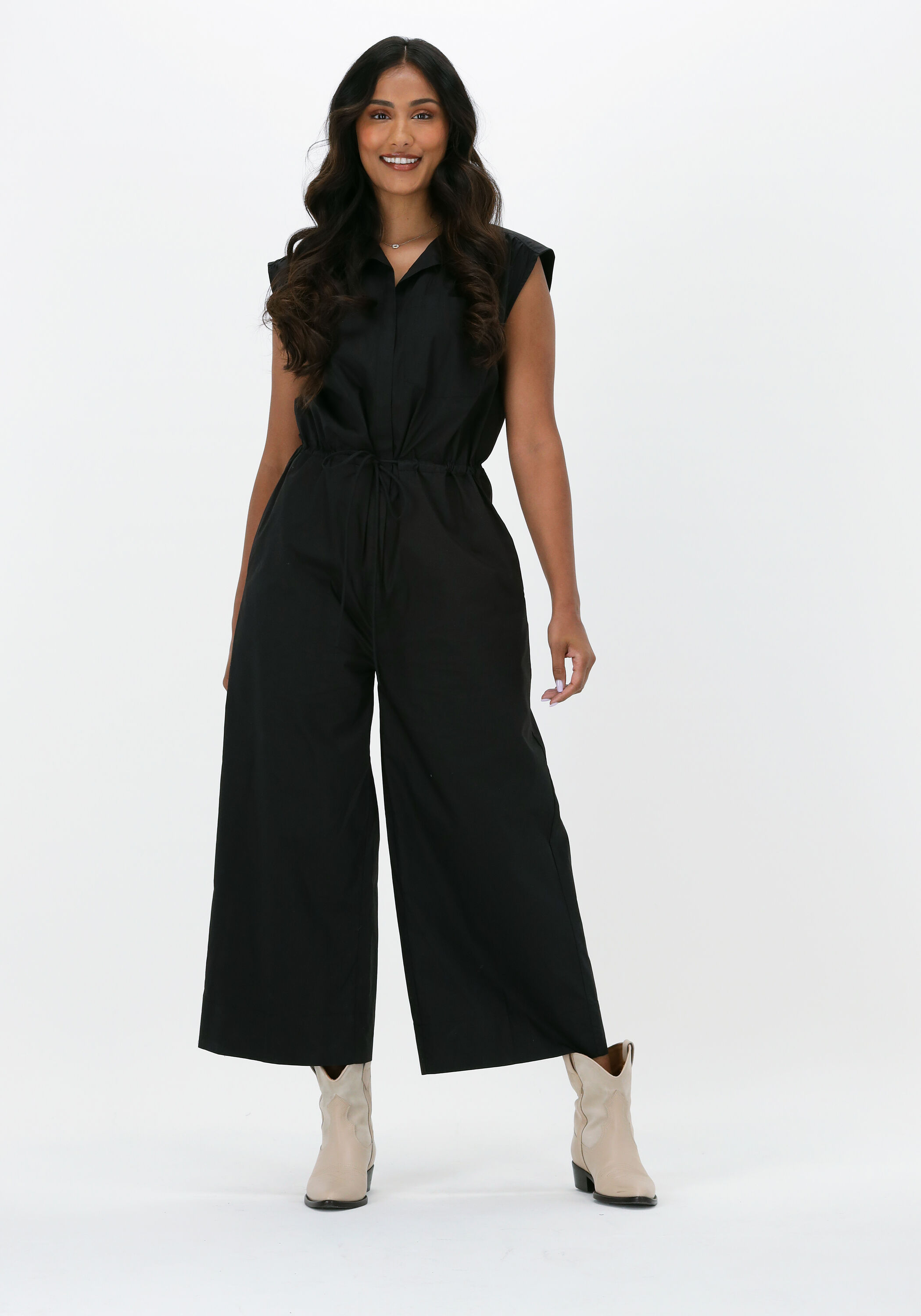 Schwarze SECOND FEMALE Jumpsuit DAGNY JUMPSUIT Omoda