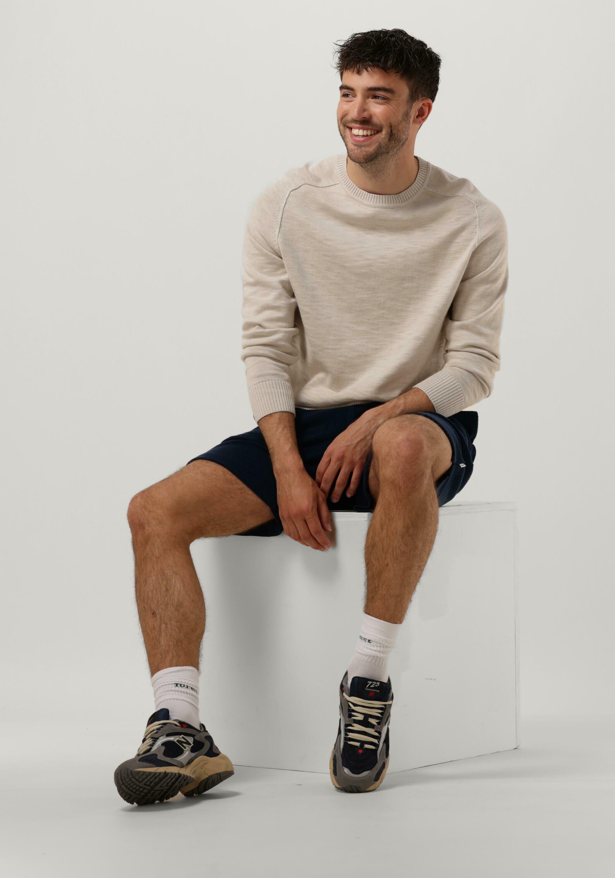 Beige CALVIN KLEIN Pullover SLUB TEXTURE SWEATER | Omoda
