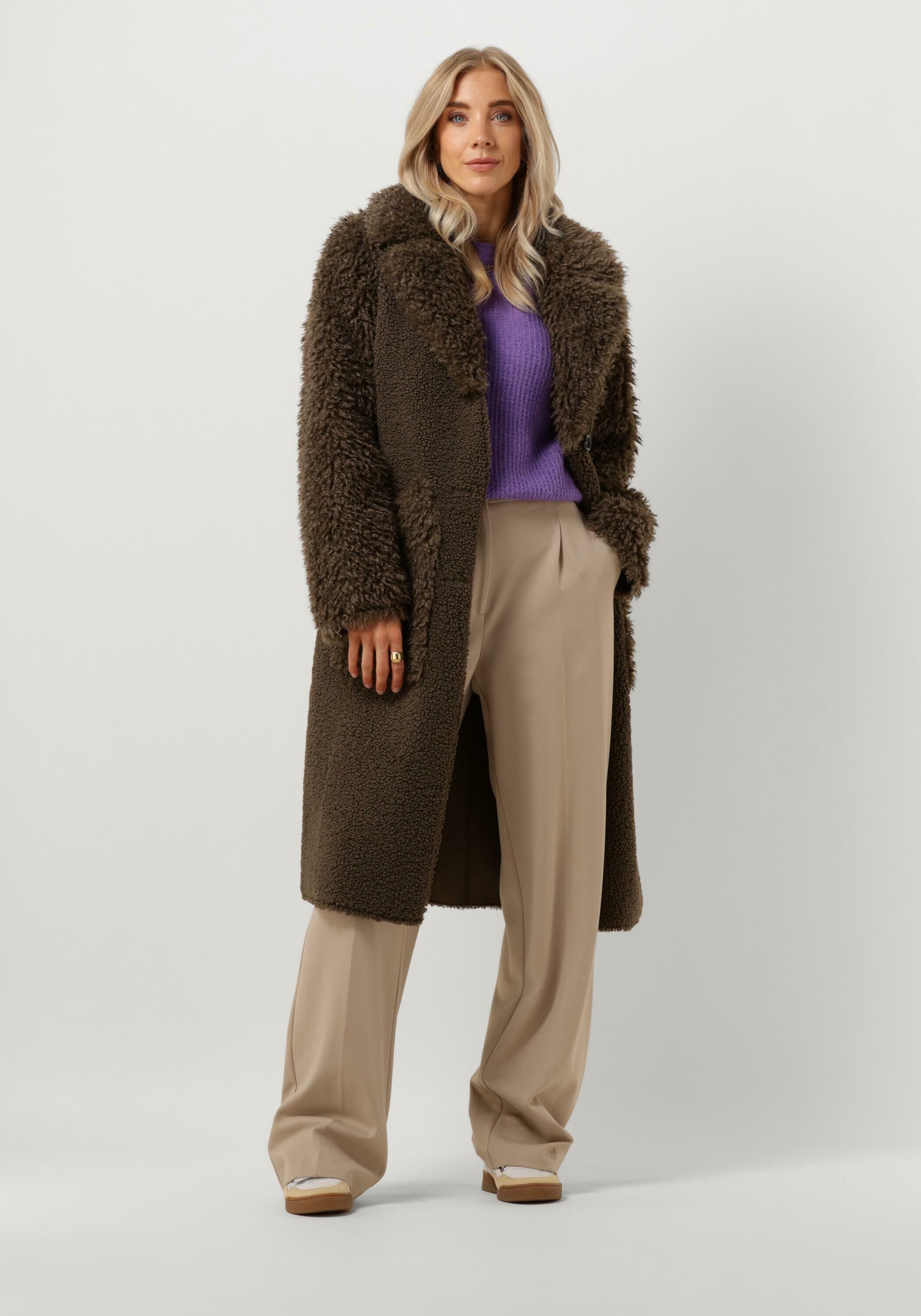 Grüne BEAUMONT Teddy-Jacke JAN | Omoda