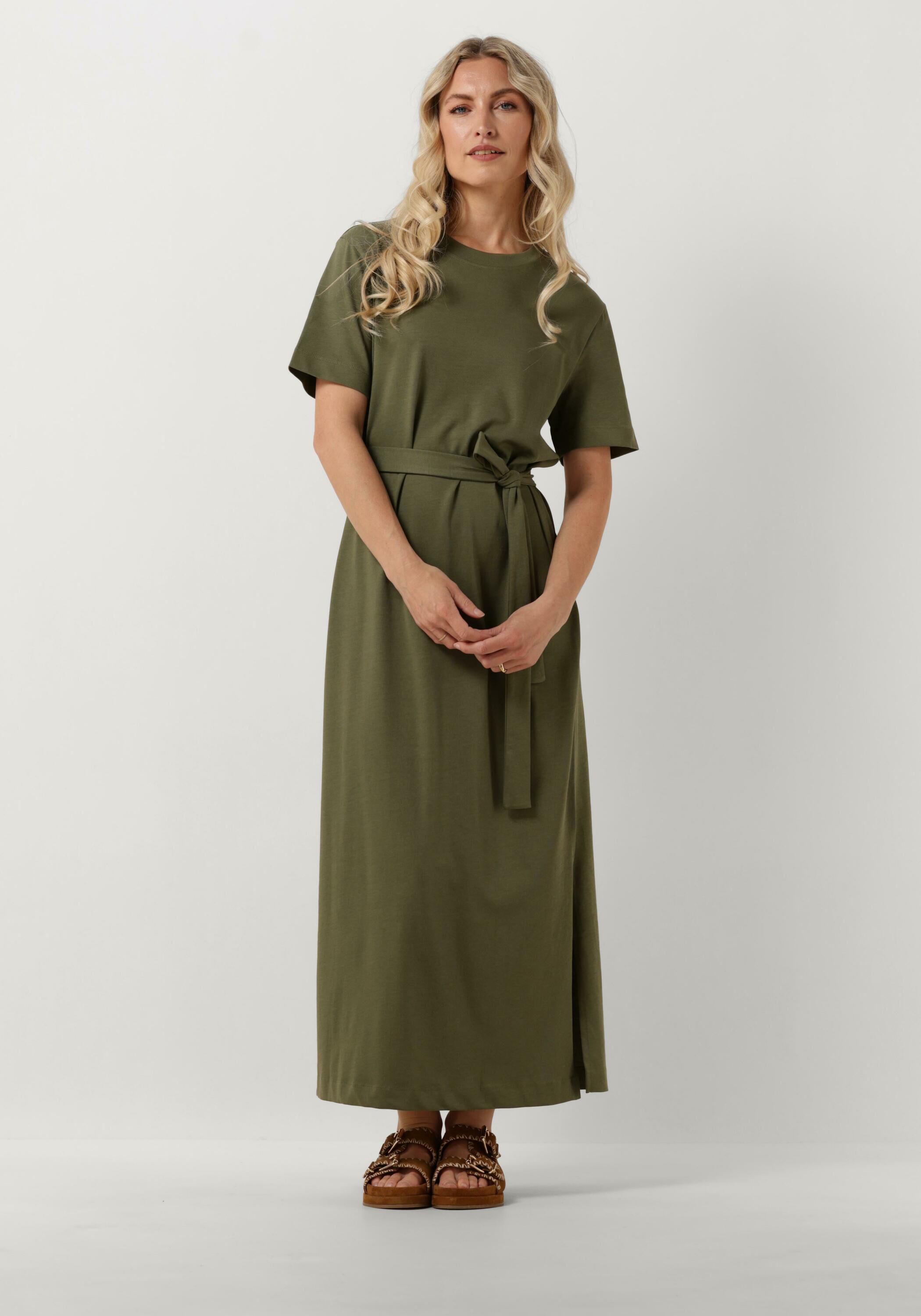 Olive SELECTED FEMME Maxikleid SLFESSENTIAL SS ANKLE TEE DRESS | Omoda
