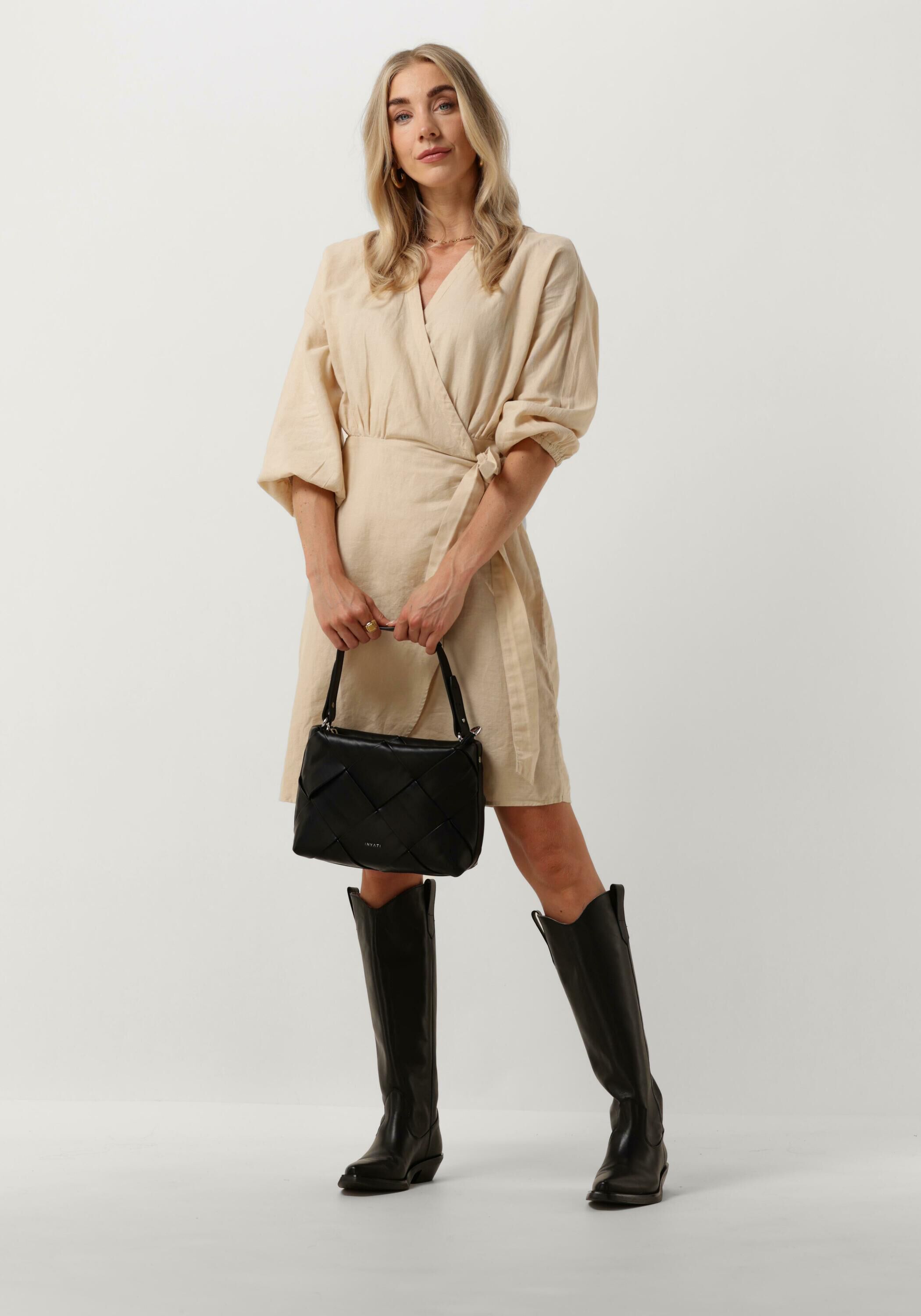 Beige MSCH COPENHAGEN Minikleid MSCHMIRILLA 3/4 WRAP DRESS | Omoda 