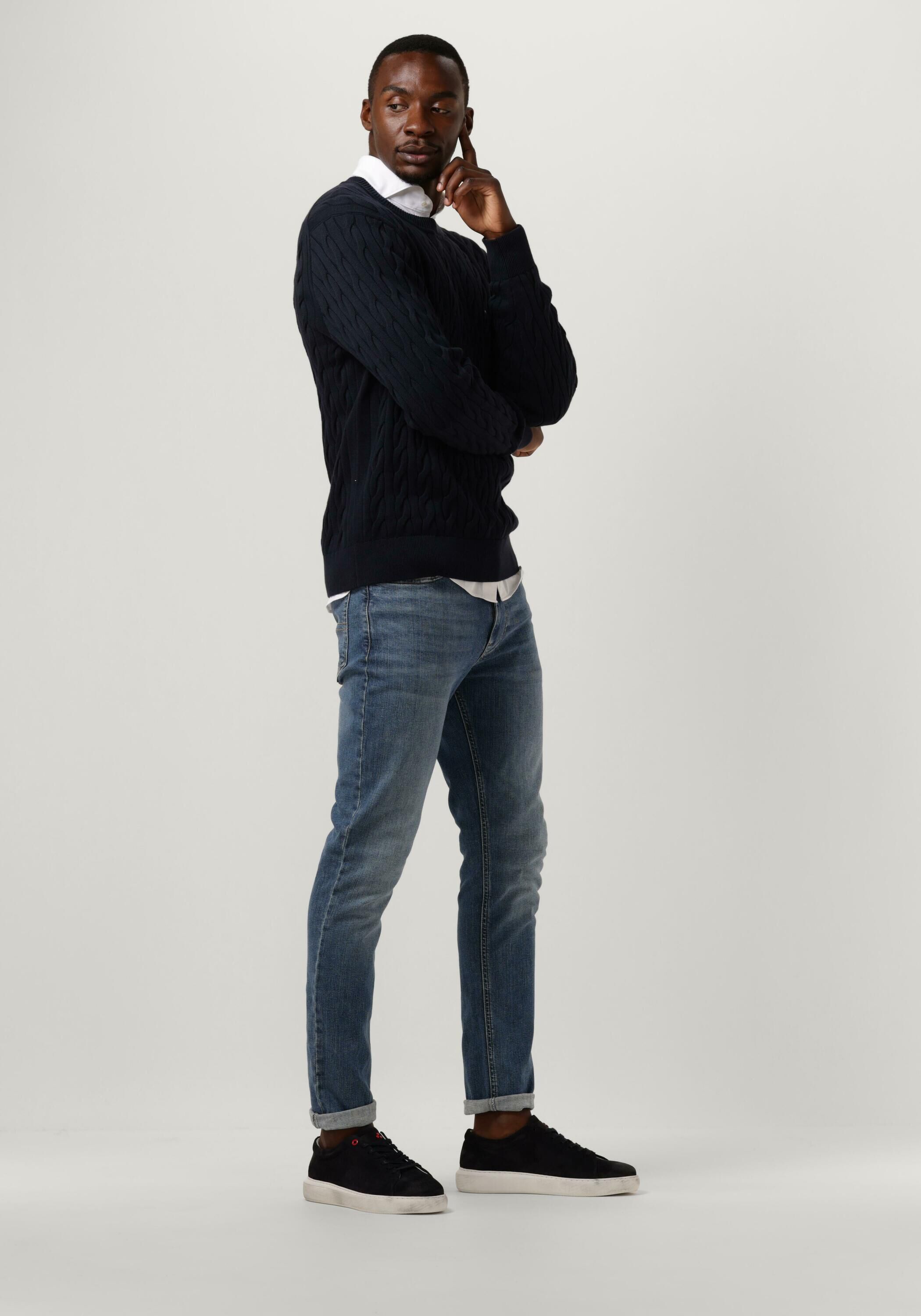 Dunkelblau TOMMY HILFIGER Pullover CLASSIC CABLE CREW NECK | Omoda 