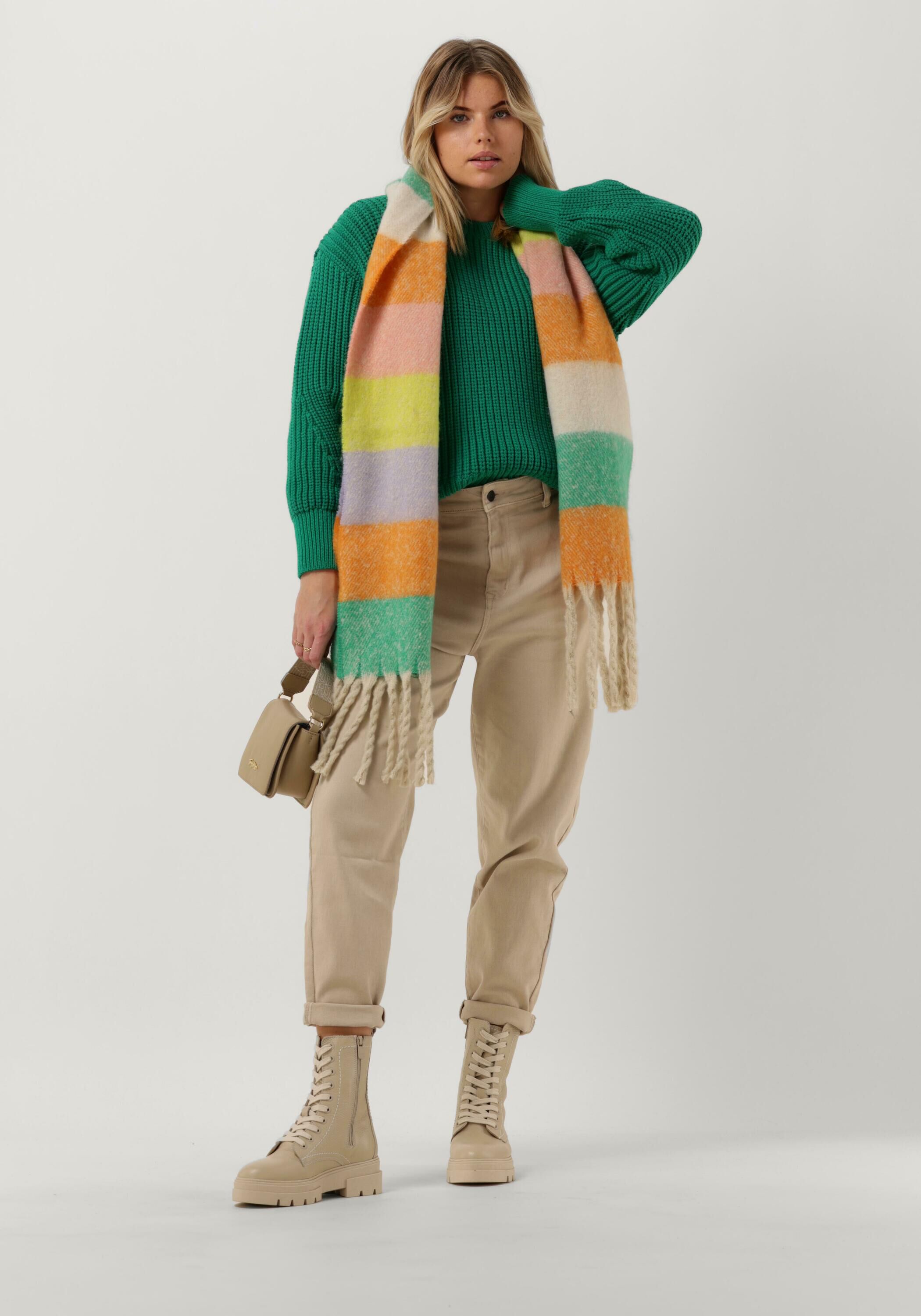 Grüne TOMMY HILFIGER Pullover ORG COTTON BUTTON C-NK SWEATER | Omoda 