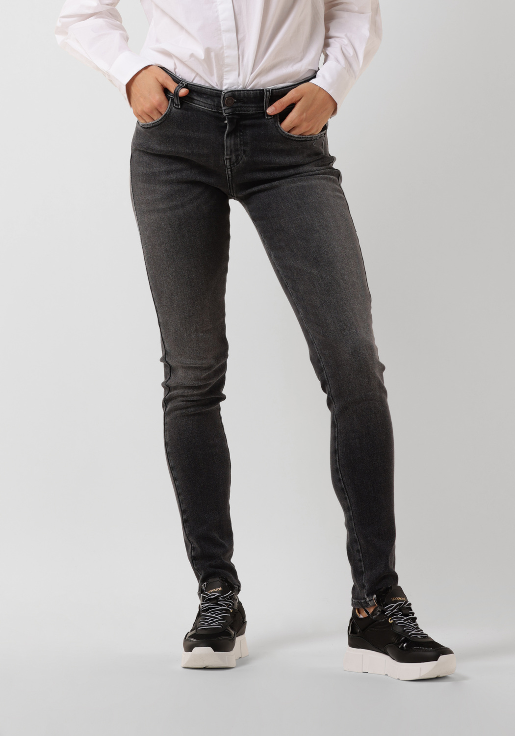 Graue DIESEL Skinny jeans 2017 SLANDY | Omoda