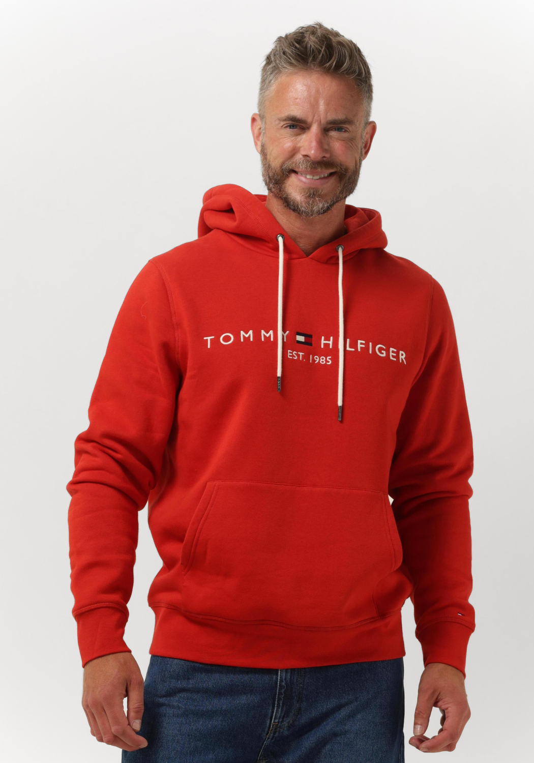 Rote TOMMY HILFIGER Sweatshirt TOMMY LOGO HOODY Omoda