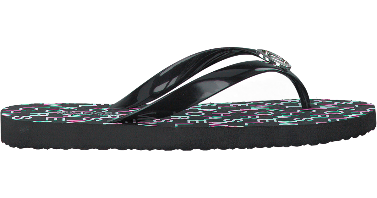 Schwarze MICHAEL KORS Zehentrenner MK FLIP FLOP | Omoda