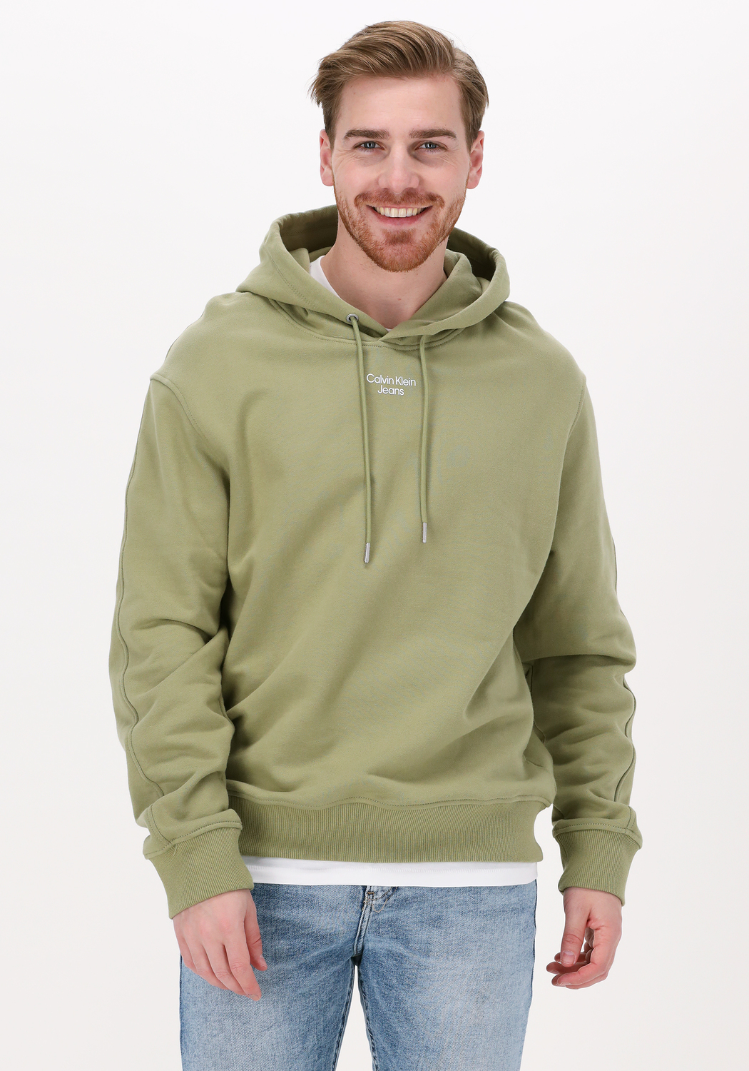 Hoodie Omoda Calvin Klein Calvin Klein Hoodie Herren GrÃ¼n Grüne