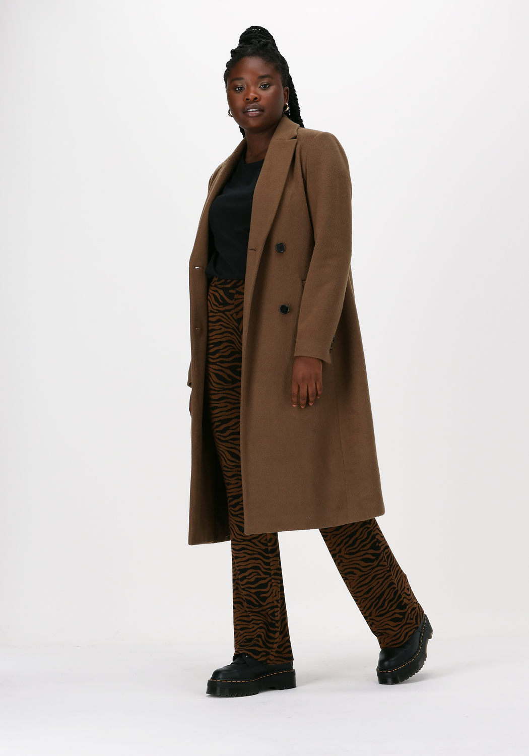 Braune MODSTRÖM Mäntel ODELIA LONG COAT | Omoda 