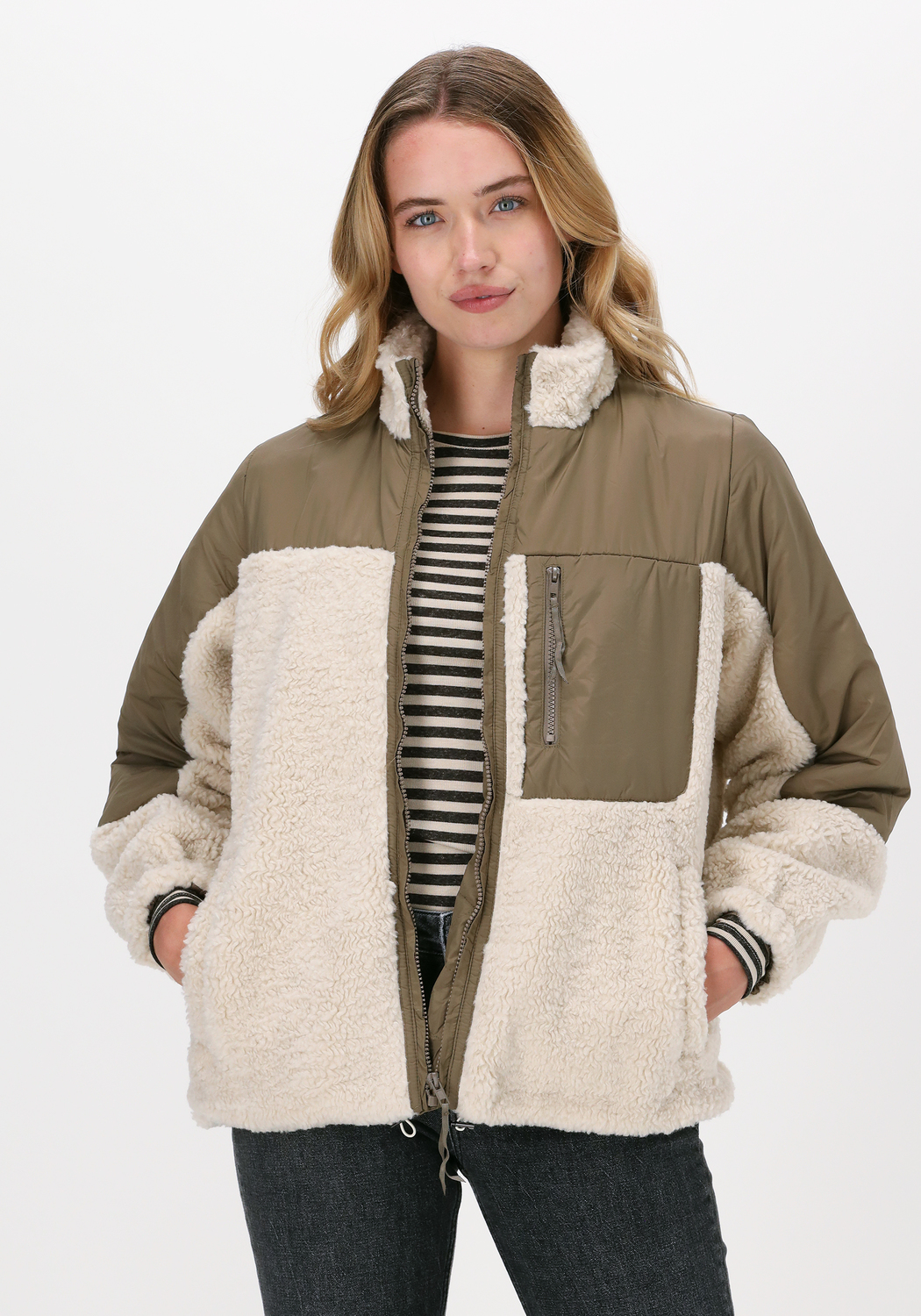 Grune CO COUTURE Teddy Jacke TEDDY FLEECE JACKET Omoda