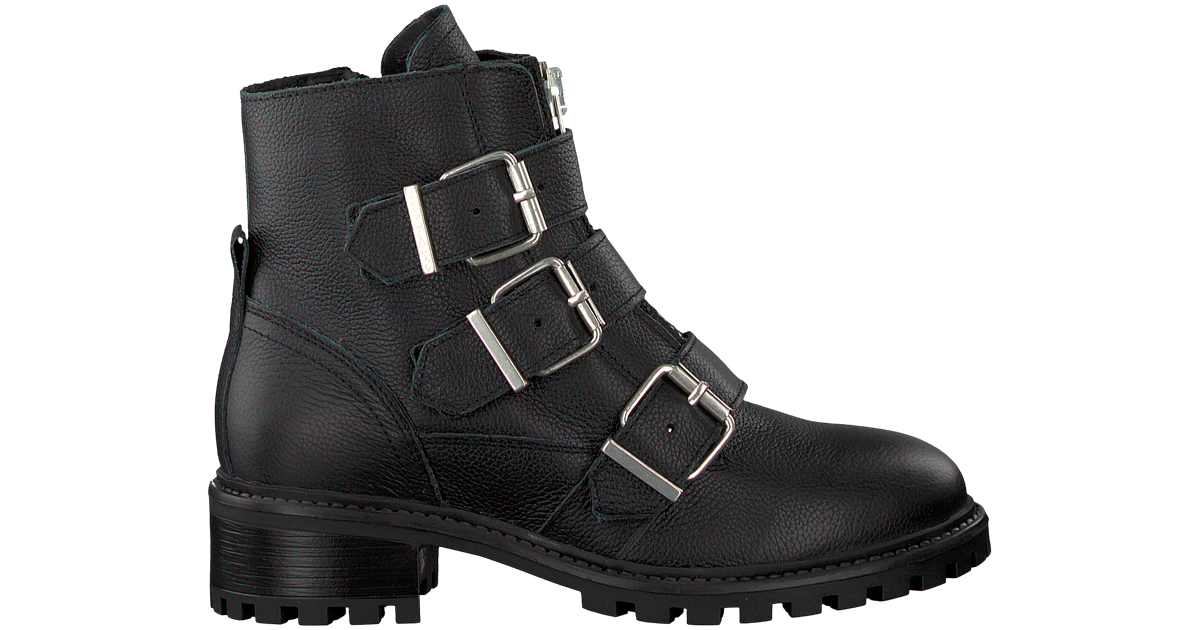 Schwarze PS POELMAN Biker Boots 5461 | Omoda