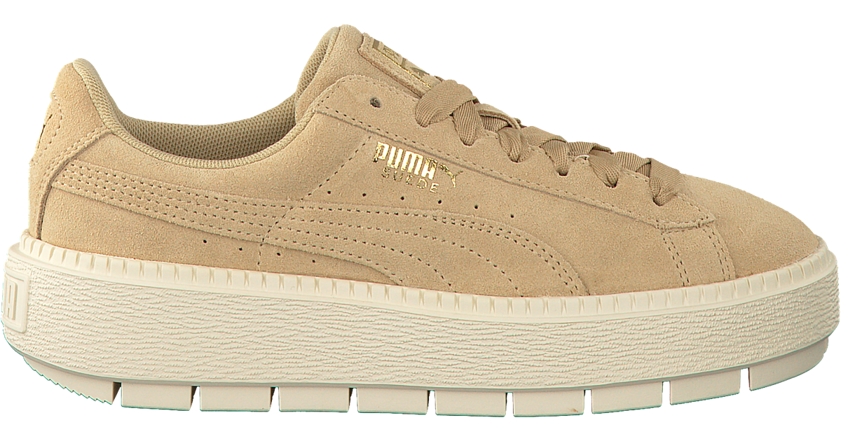 puma beige sneakers