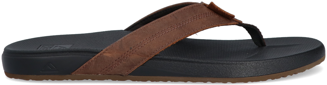Schwarze REEF Zehentrenner ORTHO SPRING | Omoda