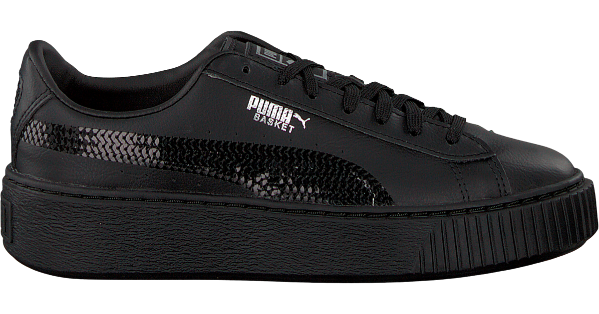 puma basket platform bling