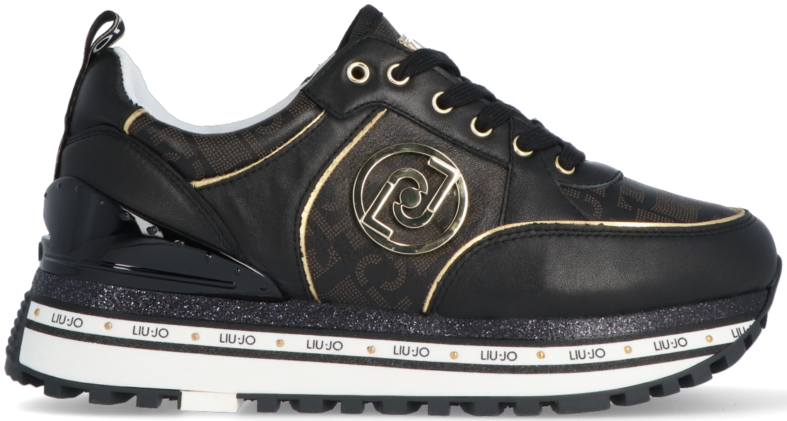 Liu Jo - Dark Red/Brown/Pink Suede And Mesh Sneakers -