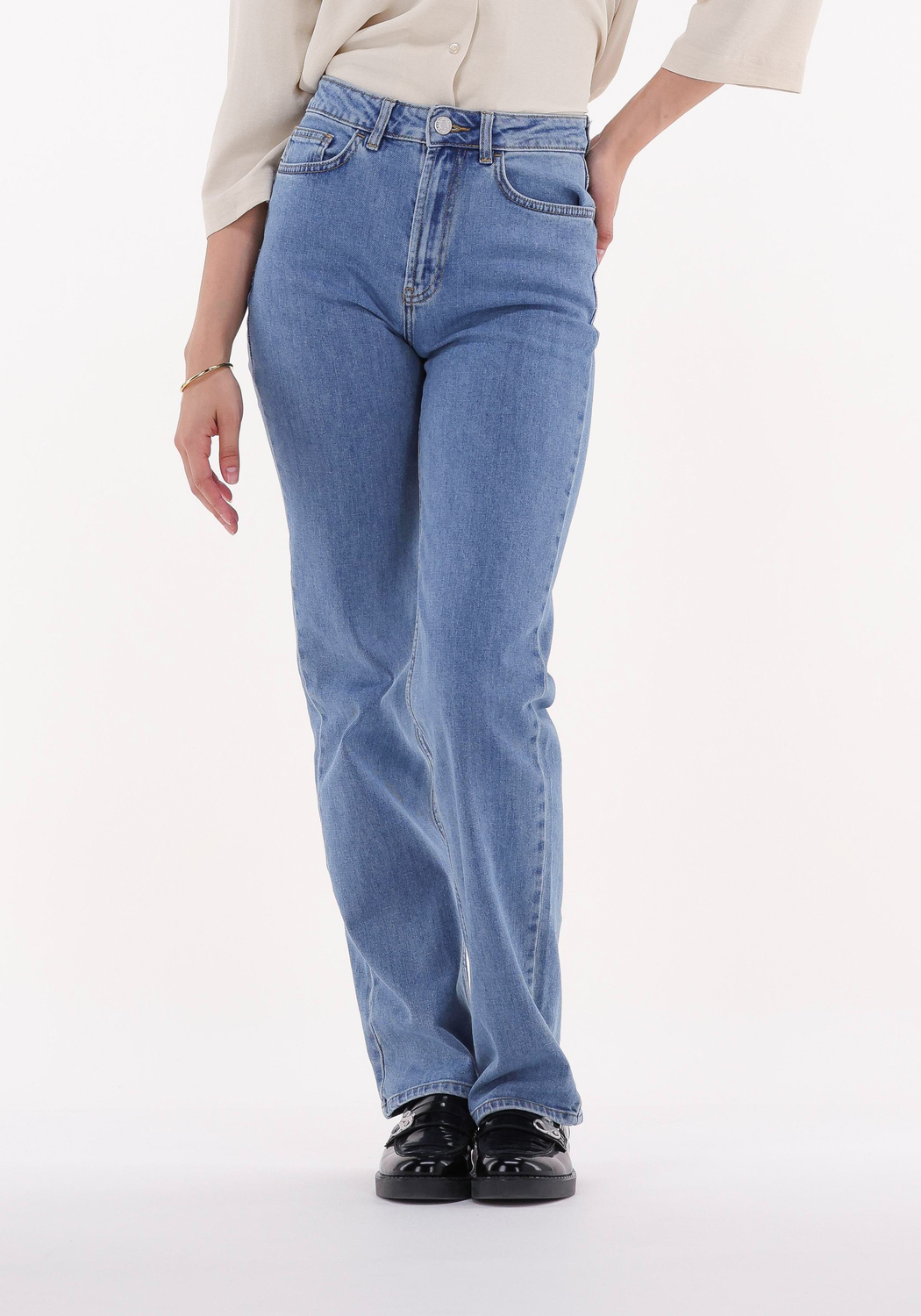 Modström Denim Straight Leg Jeans Rubie Jeans in Blau Damen Bekleidung Jeans Jeans mit gerader Passform 