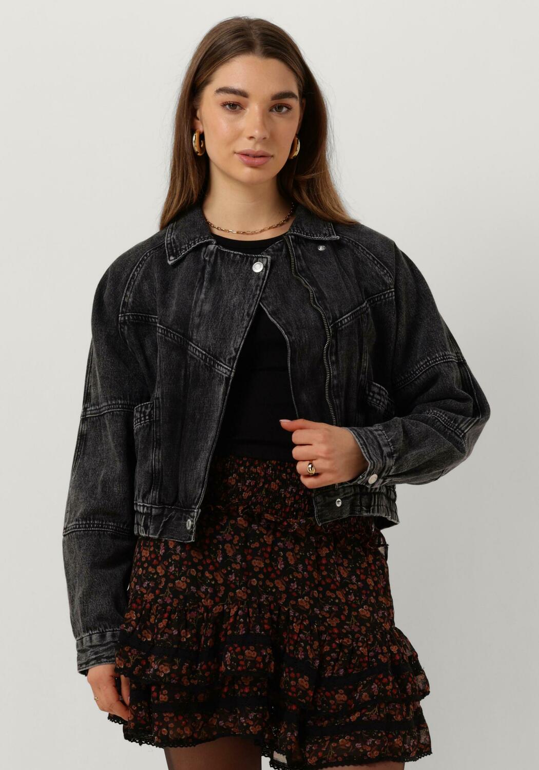 Dunkelgrau LOLLYS LAUNDRY Jeansjacke KINGSTON JACKET | Omoda