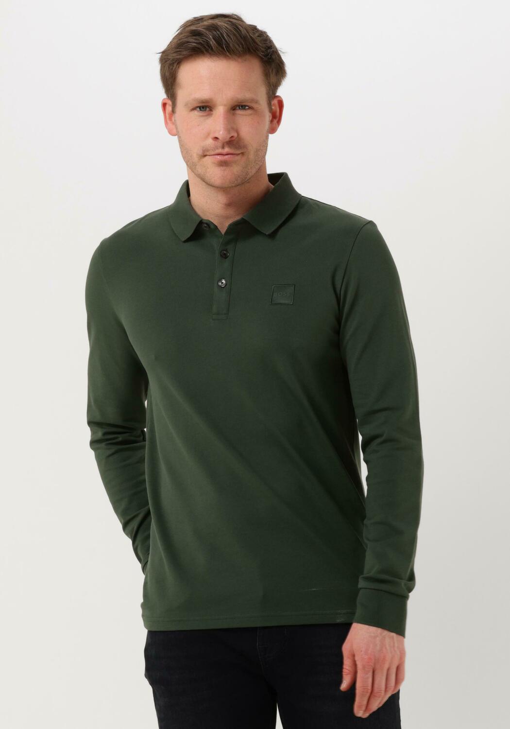 Camisa BOSS Passerby Para Hombre - Cuello Piqué Con 3 Botones - Estilo Casual Elegante