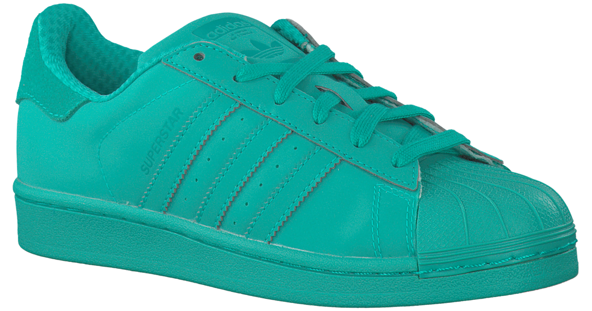 green ADIDAS shoe SUPERSTAR ADICOLOR | Omoda
