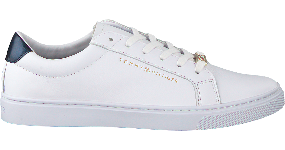 white TOMMY HILFIGER shoe ESSENTIAL SNEAKER | Omoda